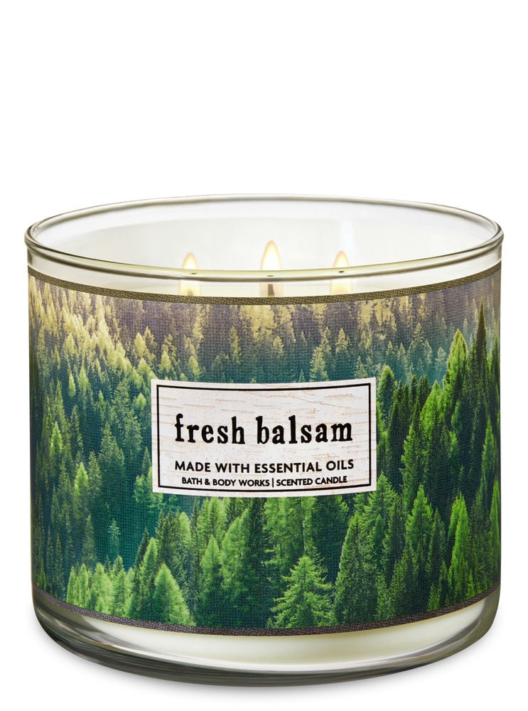 Bath and Body Works Fresh Balsam 3-Wick Candle