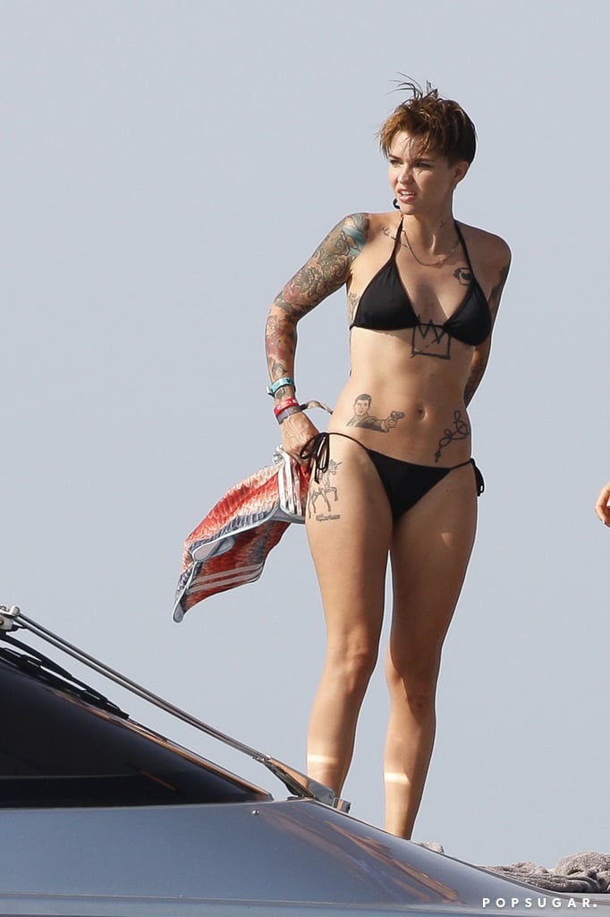 Ruby Rose Bikini Pictures Ibiza August 2015.