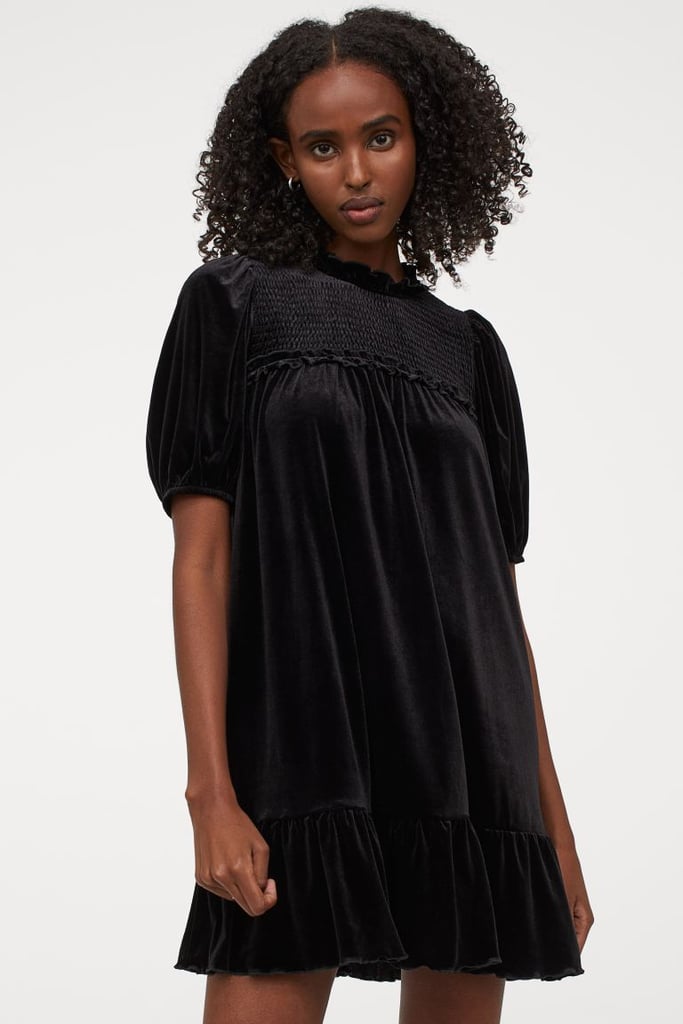 Puff-sleeved Dress