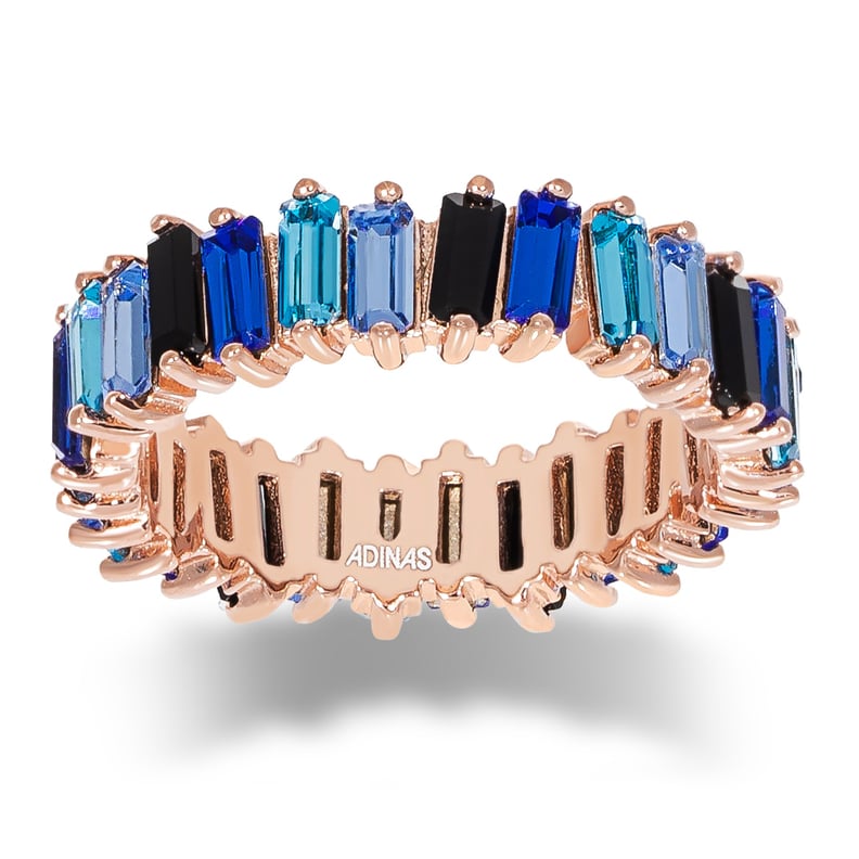 Adina's Jewels Crystal Ombré Blue Eternity Band