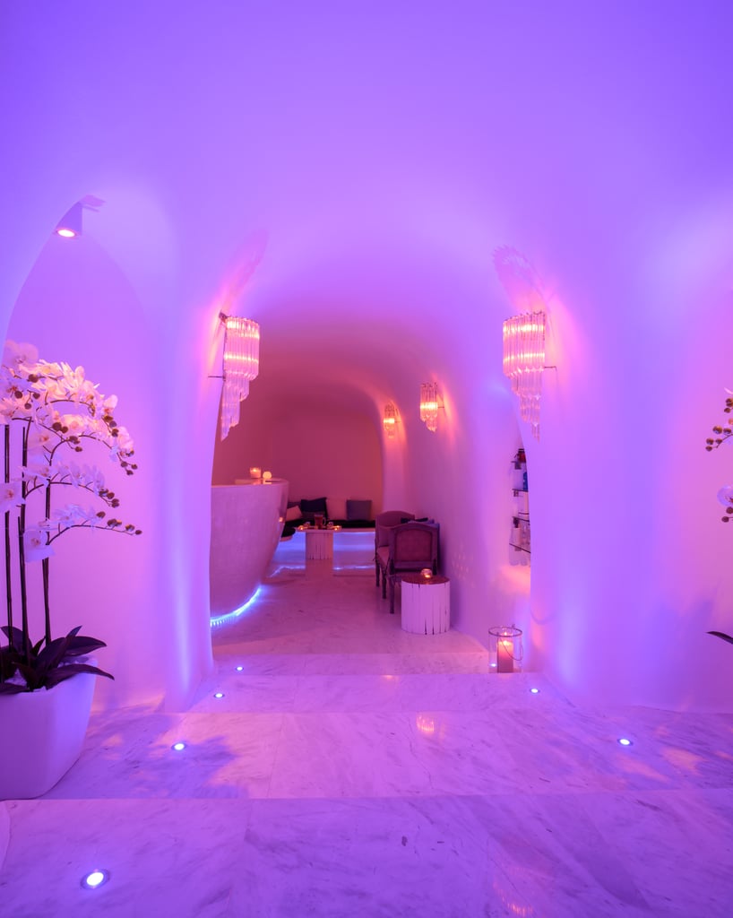 Later that day we took a trip to the recently renovated spa that features Elemis products. We tried the Rasul couples' treatment (120 euros for 45 minutes), which is basically a cleansing and detox scrub session in a private hammam. The hamman is similar to a tiled, steamy dome with a shower. It has two seats, so my fiancé and I could face each other (at the perfect distance for a foot rub).
