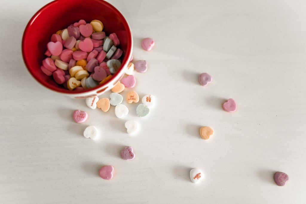 Bowl of Sweethearts Zoom Background