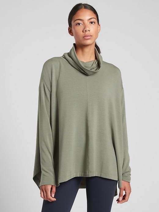 Athleta Ethereal Brushed Funnel Neck