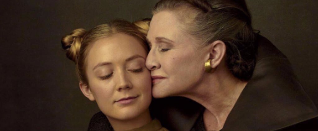 Carrie Fisher and Billie Lourd Vanity Fair Star Wars Photo