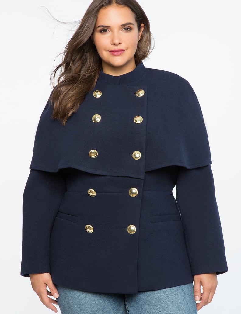 Eloquii Peplum Cape Jacket