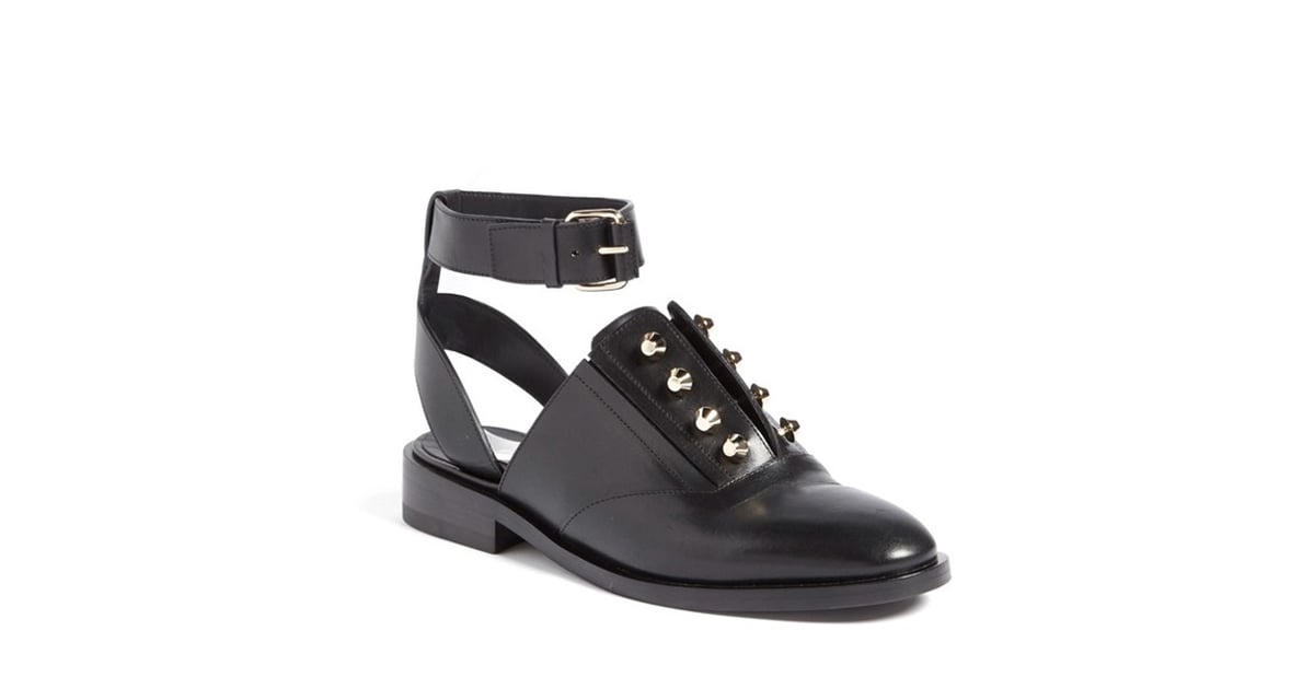 Balenciaga Ankle Strap Oxford Shoes ($795) | Spring Shoe Trends 2016 ...