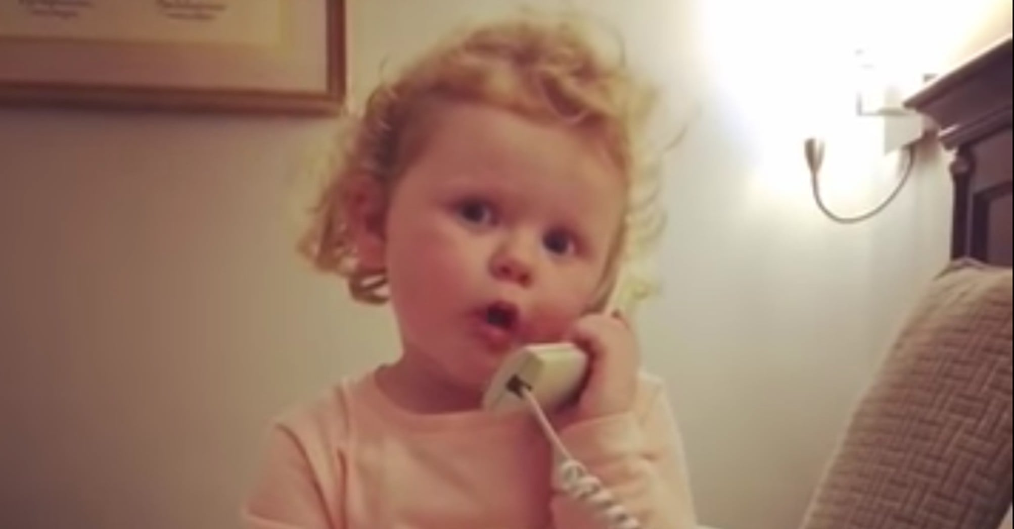 Video of Toddler Rambling on the Phone | PS Family