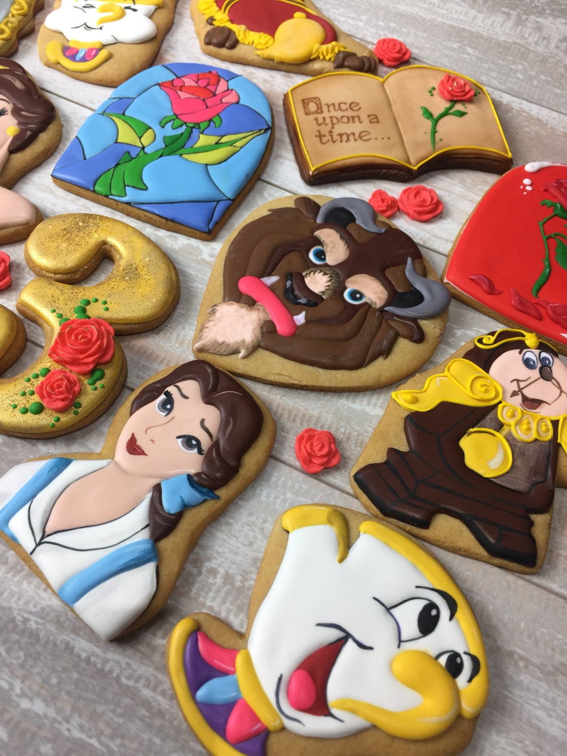Beauty And The Beast Cookies Popsugar Food