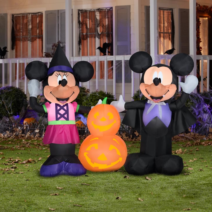 Disney Mickey and Minnie Inflatable Pumpkin Scene Disney