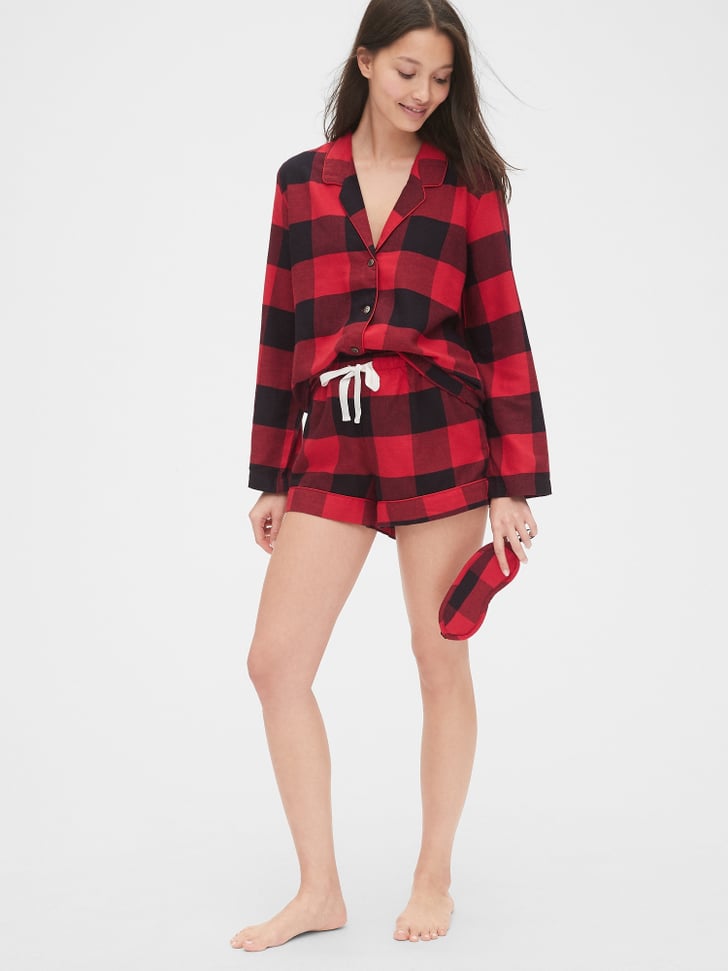gap flannel pj pants