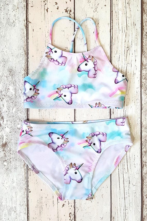handmade unicorn bikini
