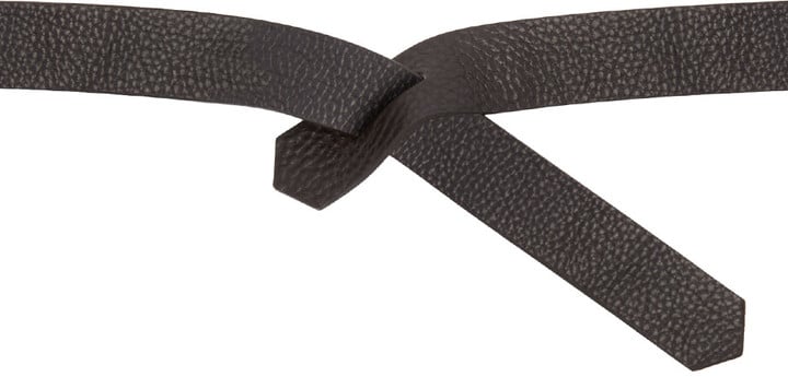 Isabel Marant Black Leather Lassie Belt ($100)