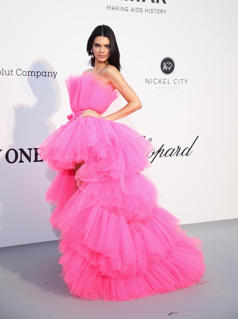 Kendall Jenner at the amfAR Cannes Gala | amfAR Gala 2019 Sexiest Red ...