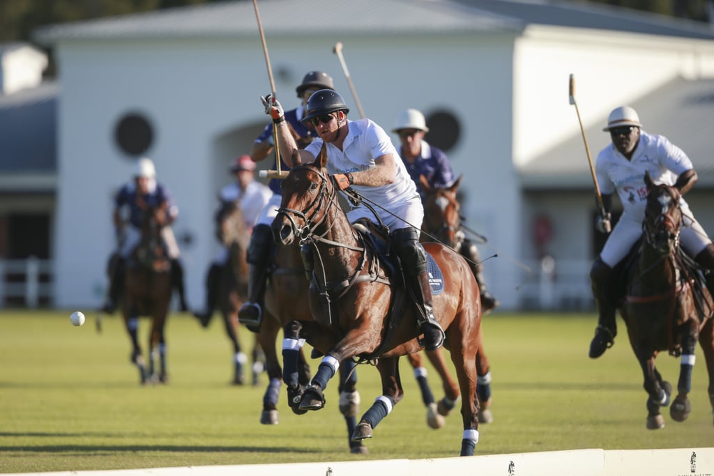 Prince Harry at Sentebale Royal Salute Polo Cup 2015