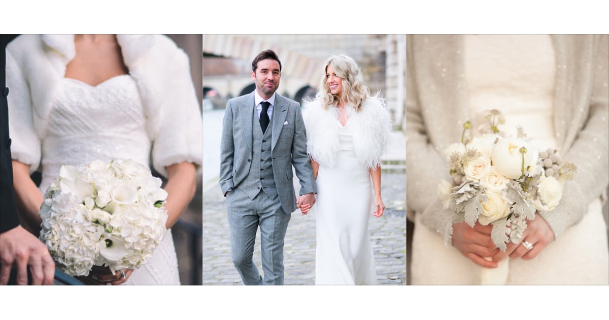 ColdWeather Wedding Dress CoverUps POPSUGAR Fashion