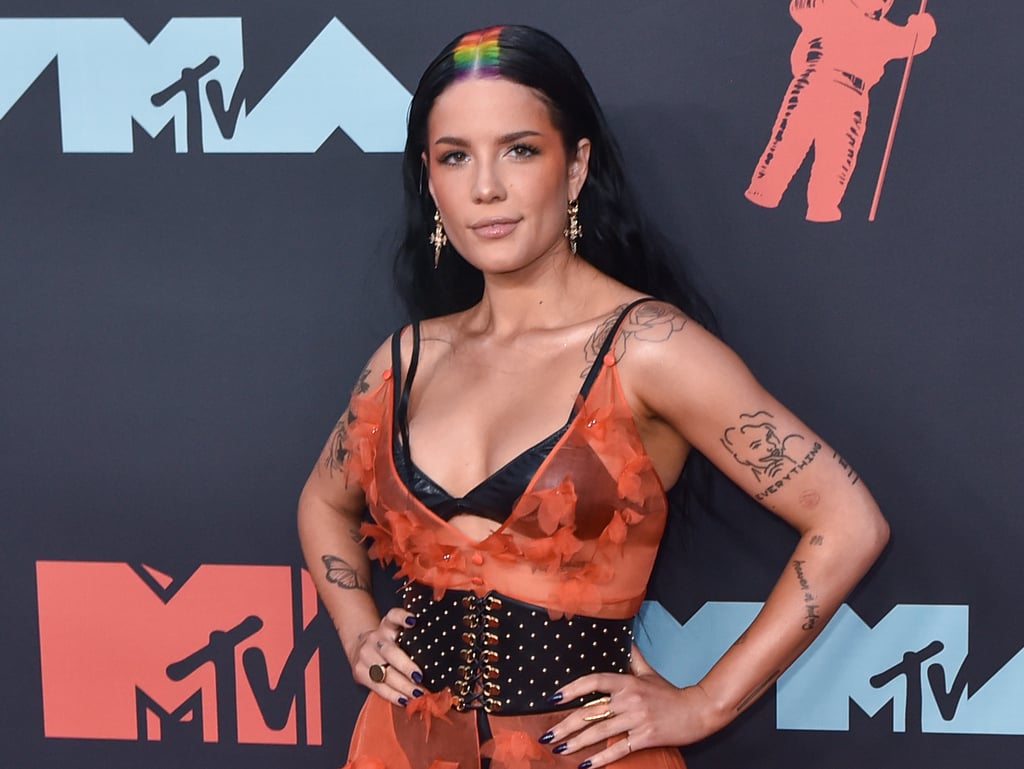 Halsey Marilyn Manson Tattoo is Huge and Hard to Miss  StyleCaster