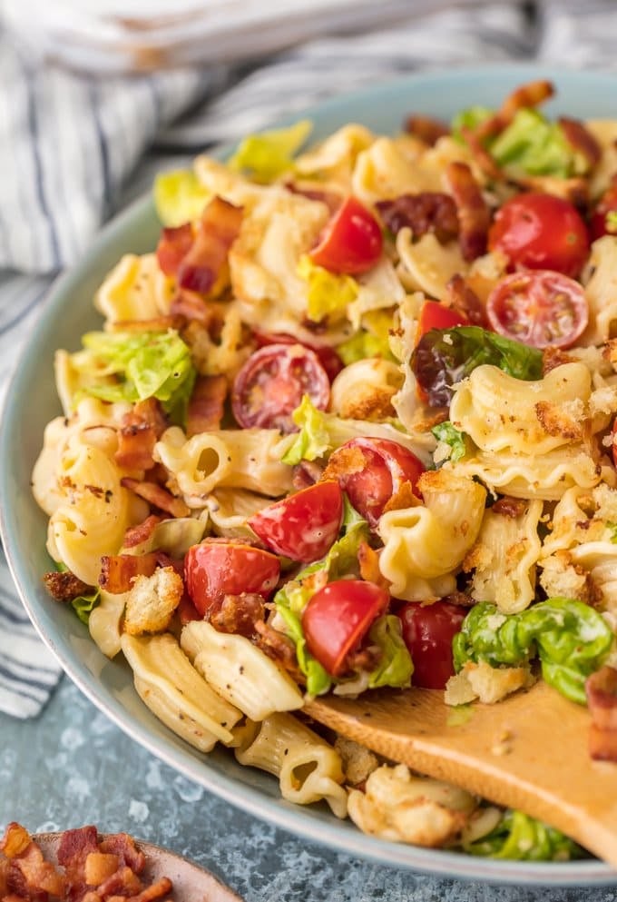 Blt Pasta Salad 30 Easy And Delicious Summer Lunch Ideas Bring On The Pasta Salad And Avocado Dressing Popsugar Food Photo 21