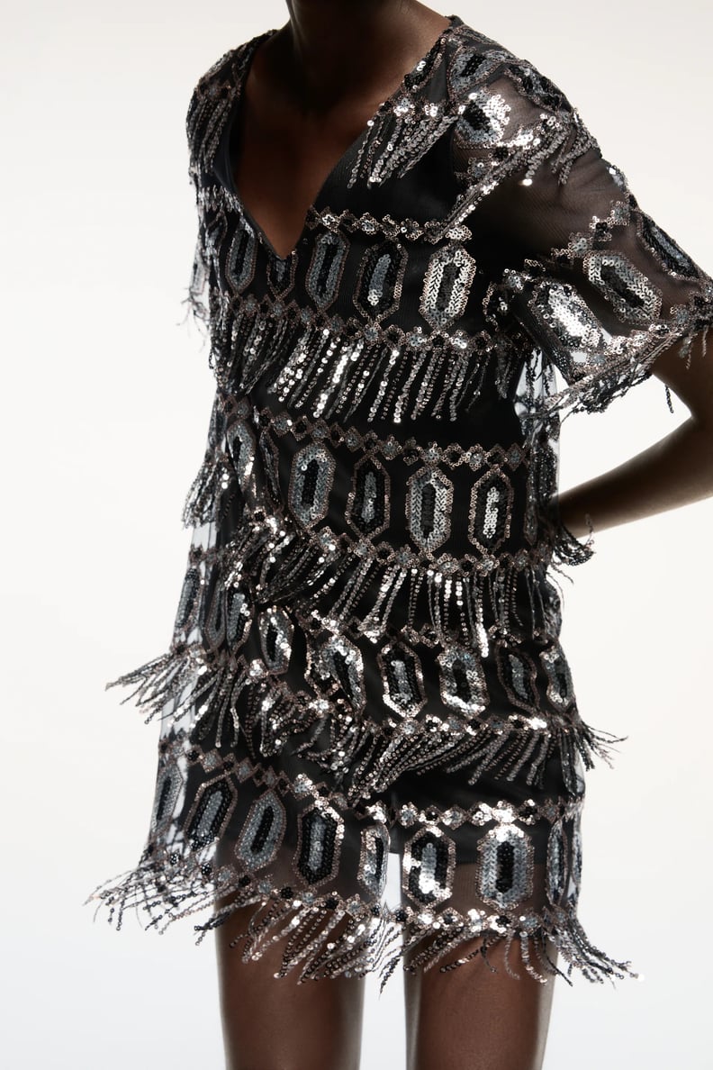 A New Year's Dress: Sequin Dress With Fringe