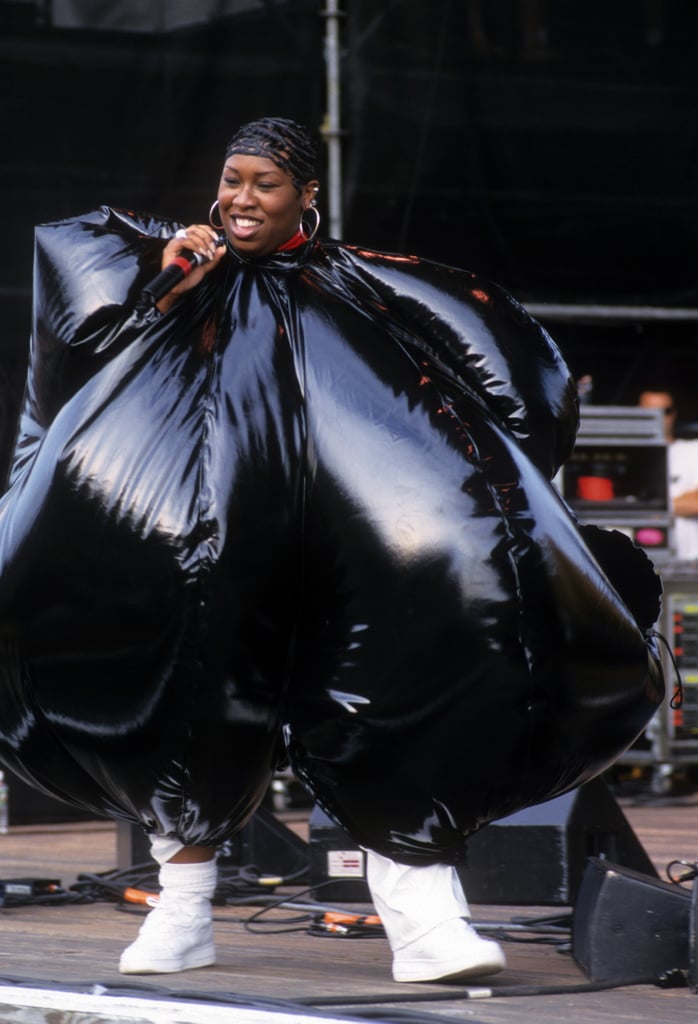 Missy Elliott Performing in Long Island, NY, in 1998