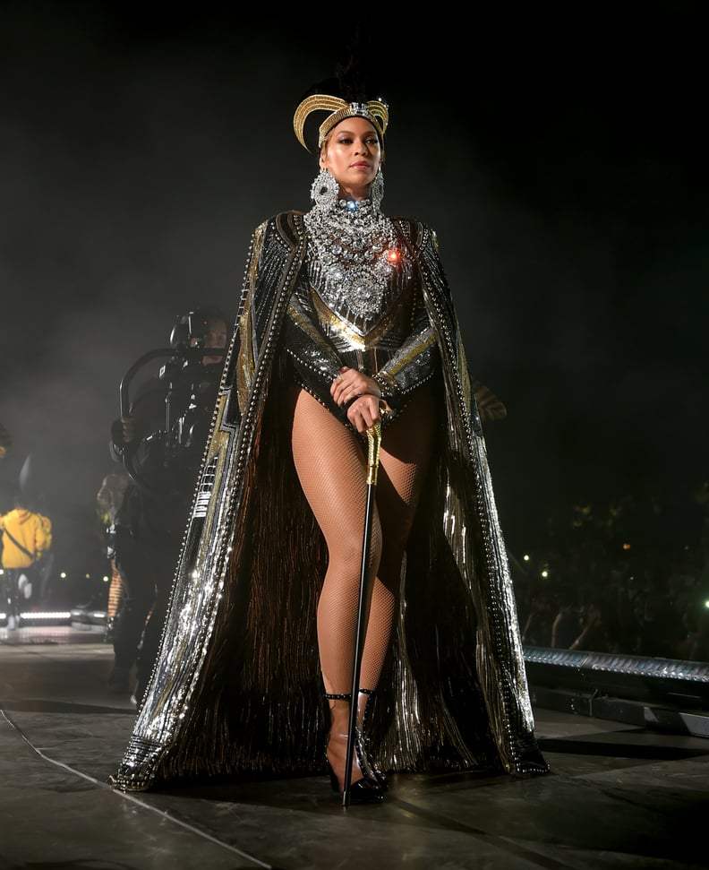 She Also Wore This Embellished Cape During Coachella