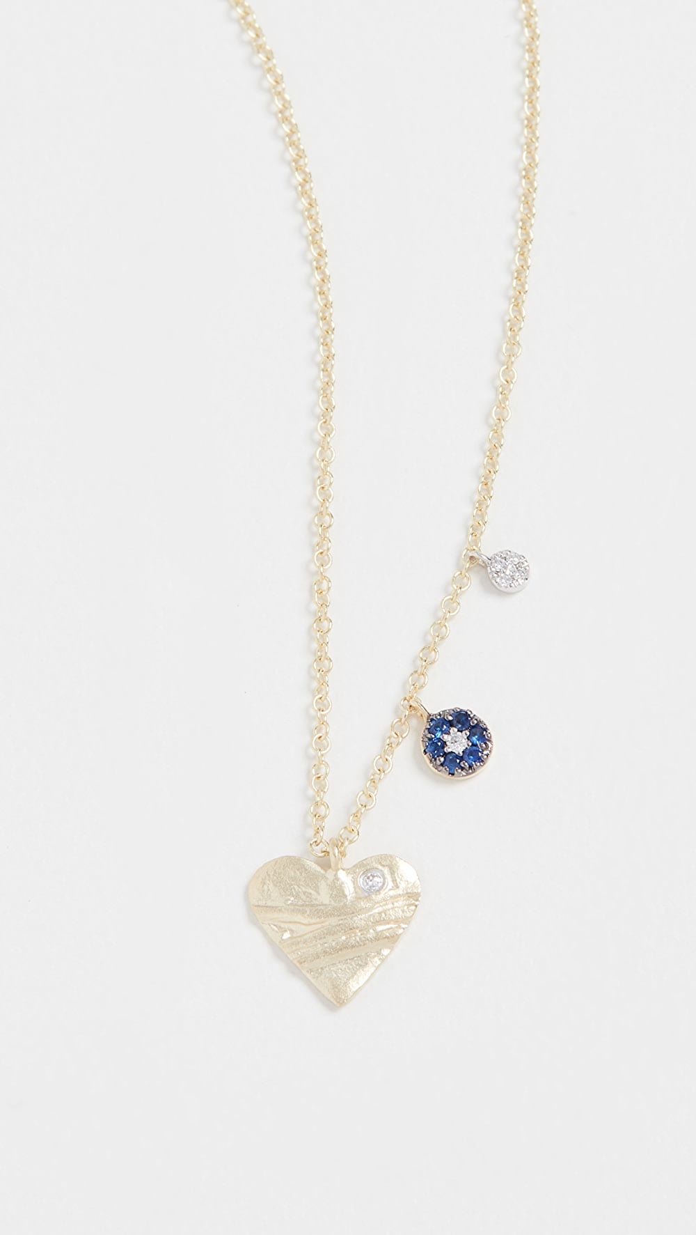 Meira T 14k Heart Necklace 29 Pieces of Heart Shaped Jewellery