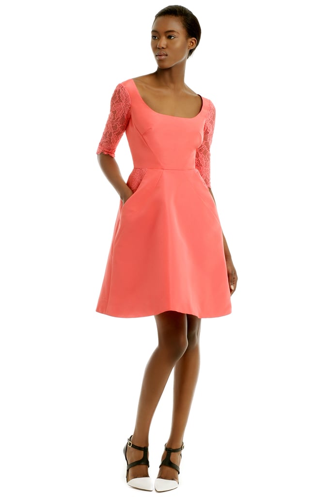 Monique Lhuillier Peach Kiss Dress