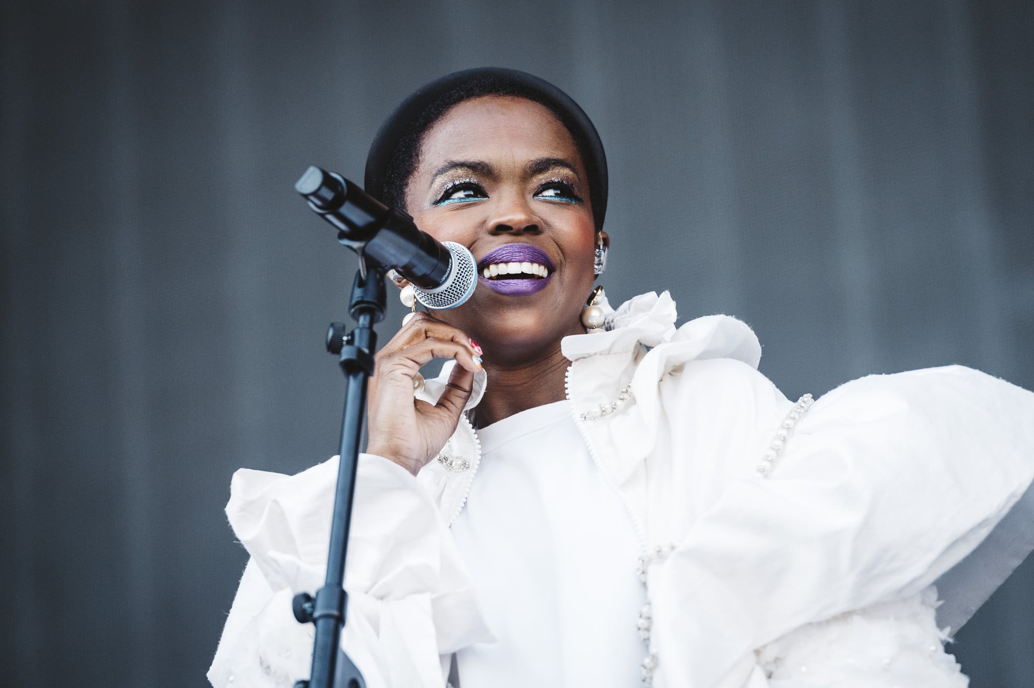 MADRID, SPAIN - JULY 11: Lauryn Hill performs on stage during day 1 of Madcool Festival on July 11, 2019 in Madrid, Spain. (Photo by Mariano Regidor/Redferns)