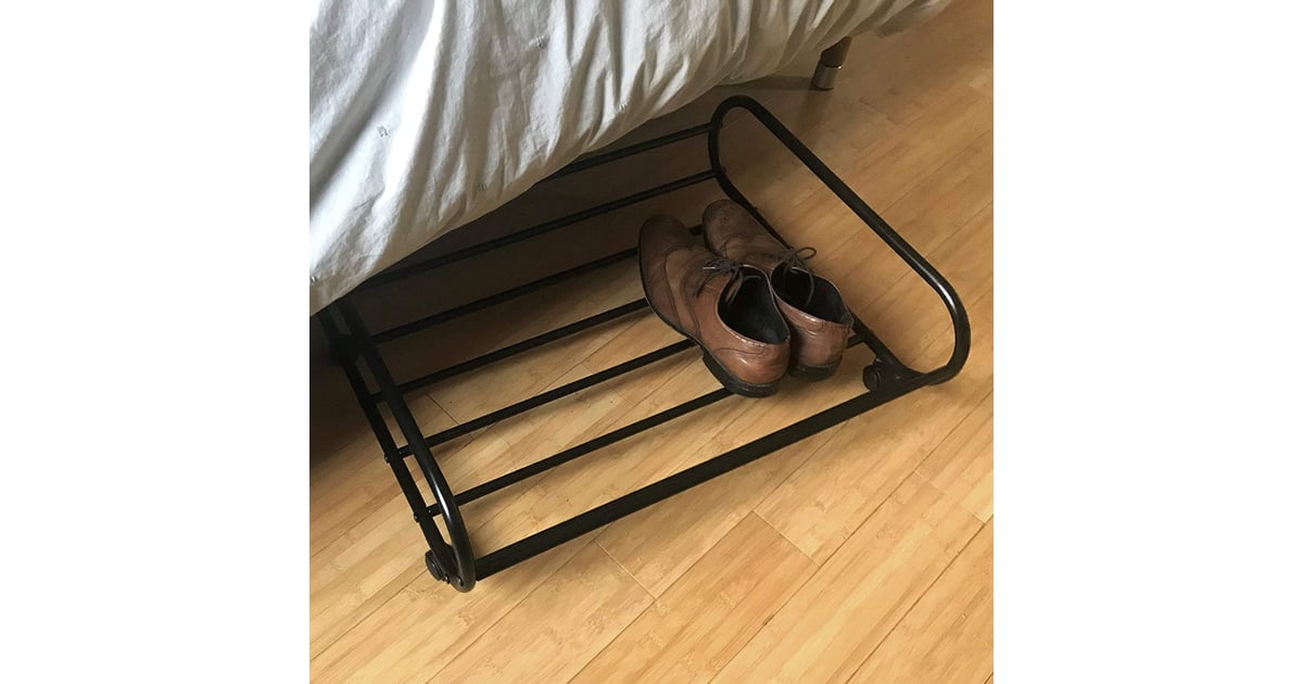 For Shoes MyGift 24Inch Rolling Metal UnderBed Storage Cart Best