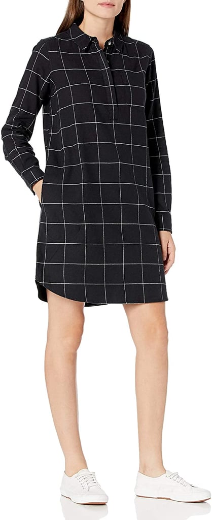 Goodthreads Brushed Flannel Popover Dress