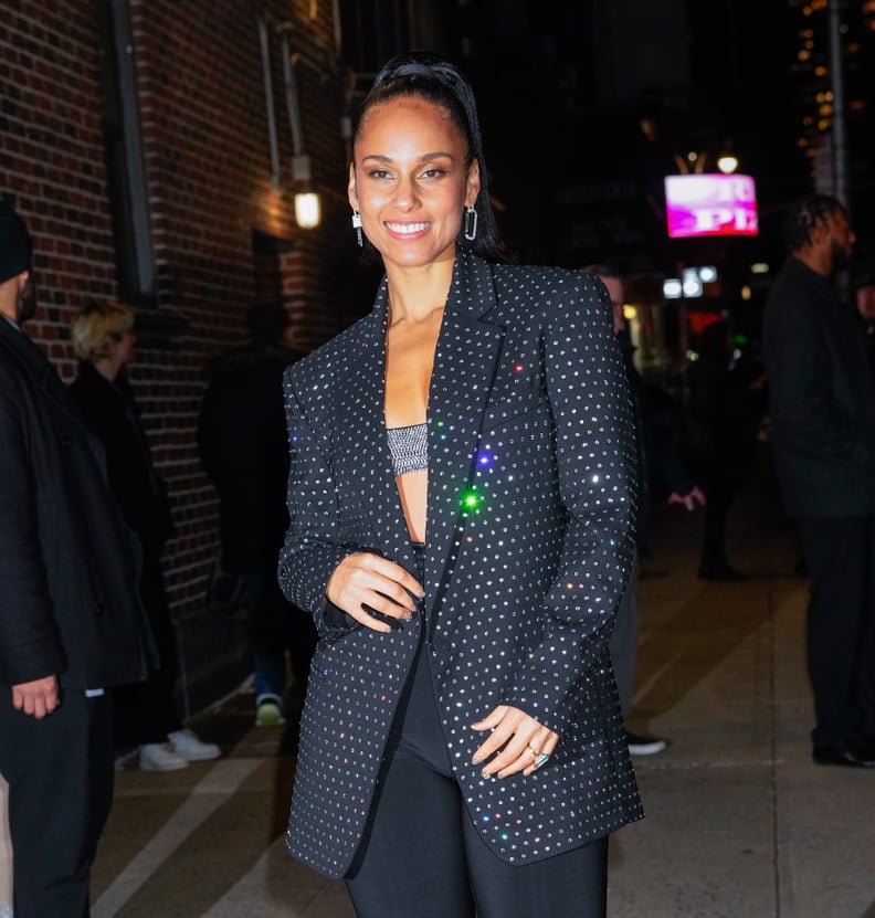 NEW YORK, NEW YORK - DECEMBER 08: Alicia Keys is seen outside 