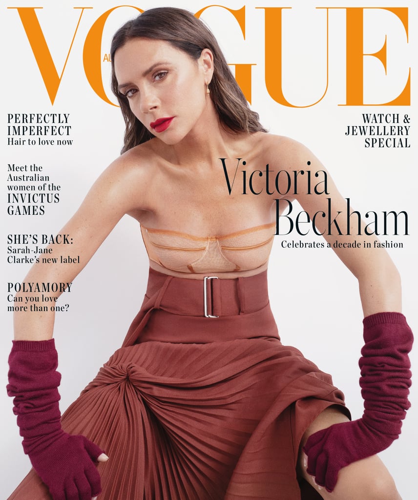 Victoria Beckham Vogue Australia Cover November 2018 Popsugar Fashion