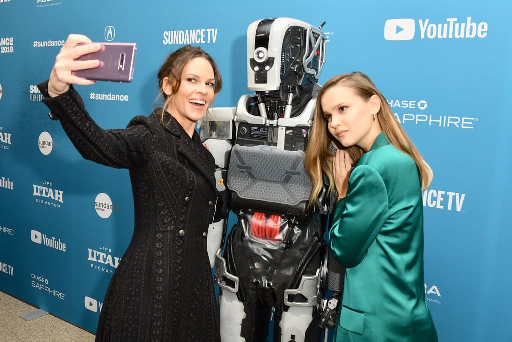 Hilary Swank and Clara Rugaard