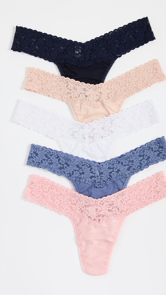 Really Cute Underwear: Hanky Panky Basic Low Rise 5 Pack Thong