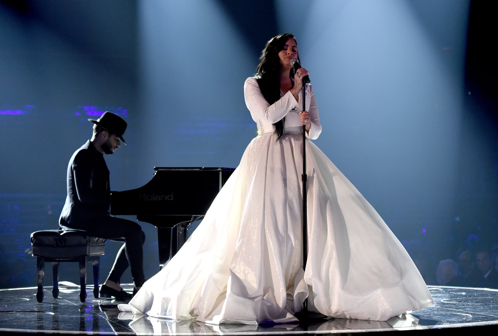 LOS ANGELES, CALIFORNIA - JANUARY 26: Demi Lovato performs at the 62nd Annual GRAMMY Awards on January 26, 2020 in Los Angeles, California. (Photo by John Shearer/Getty Images for The Recording Academy)