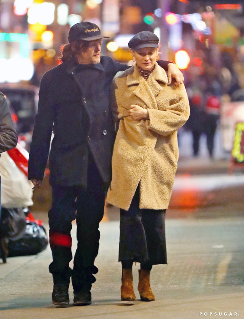 Diane Kruger and Norman Reedus Out After Welcoming Baby