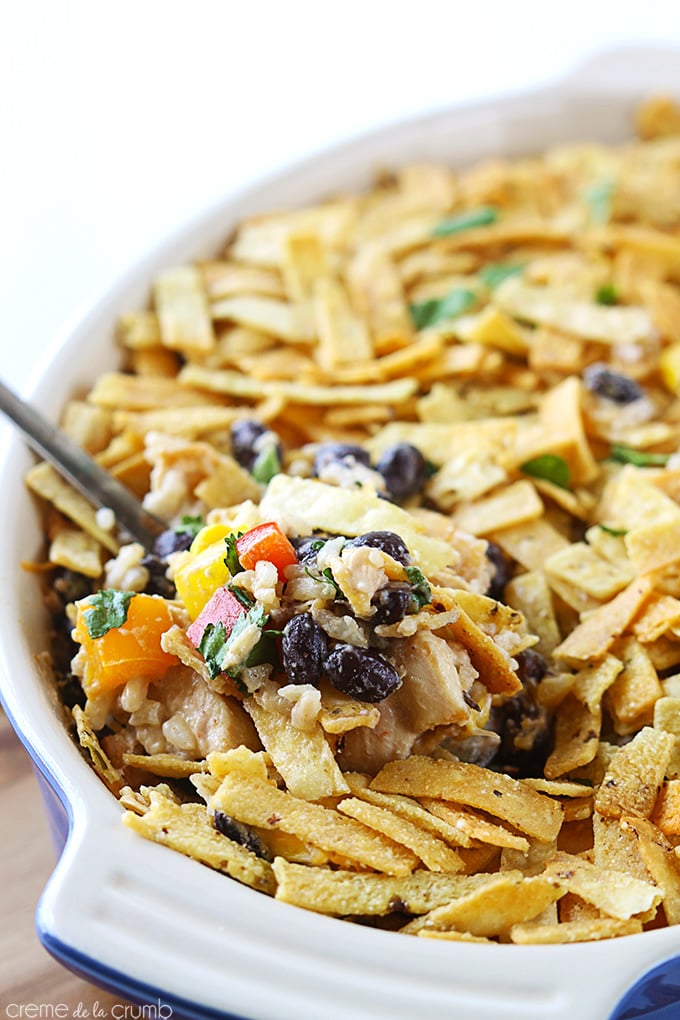 Tex-Mex Chicken and Rice Bake