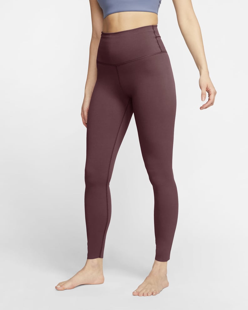 NIKE One Luxe Women's Size M Medium Maroon Tight Fit 7/8 Leggings $90 NWT