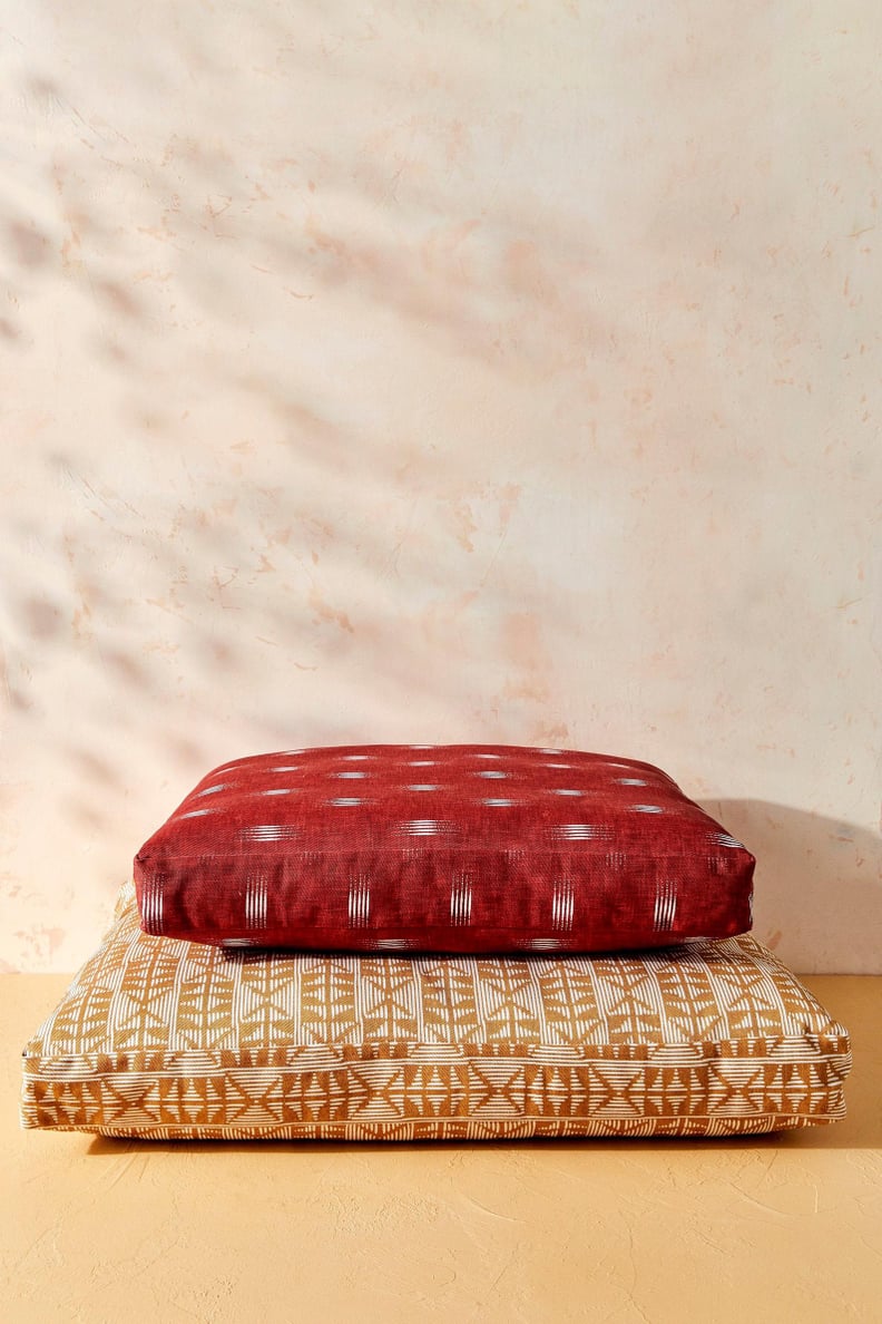 House of Harlow 1960 Creator Collab Burgundy Ikat Dog Bed