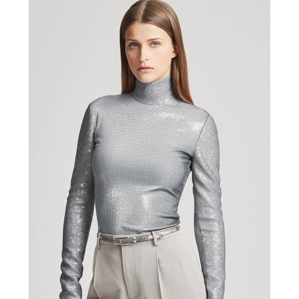 Ralph Lauren Collection Rosalia Sequined Turtleneck