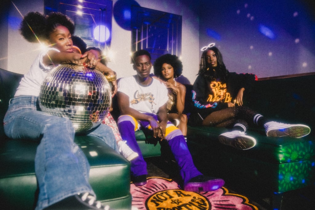 See's Converse's Glitter Sneakers With Joe FreshGoods