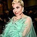 Lady Gaga's Turquoise Feather Gown at the Grammys