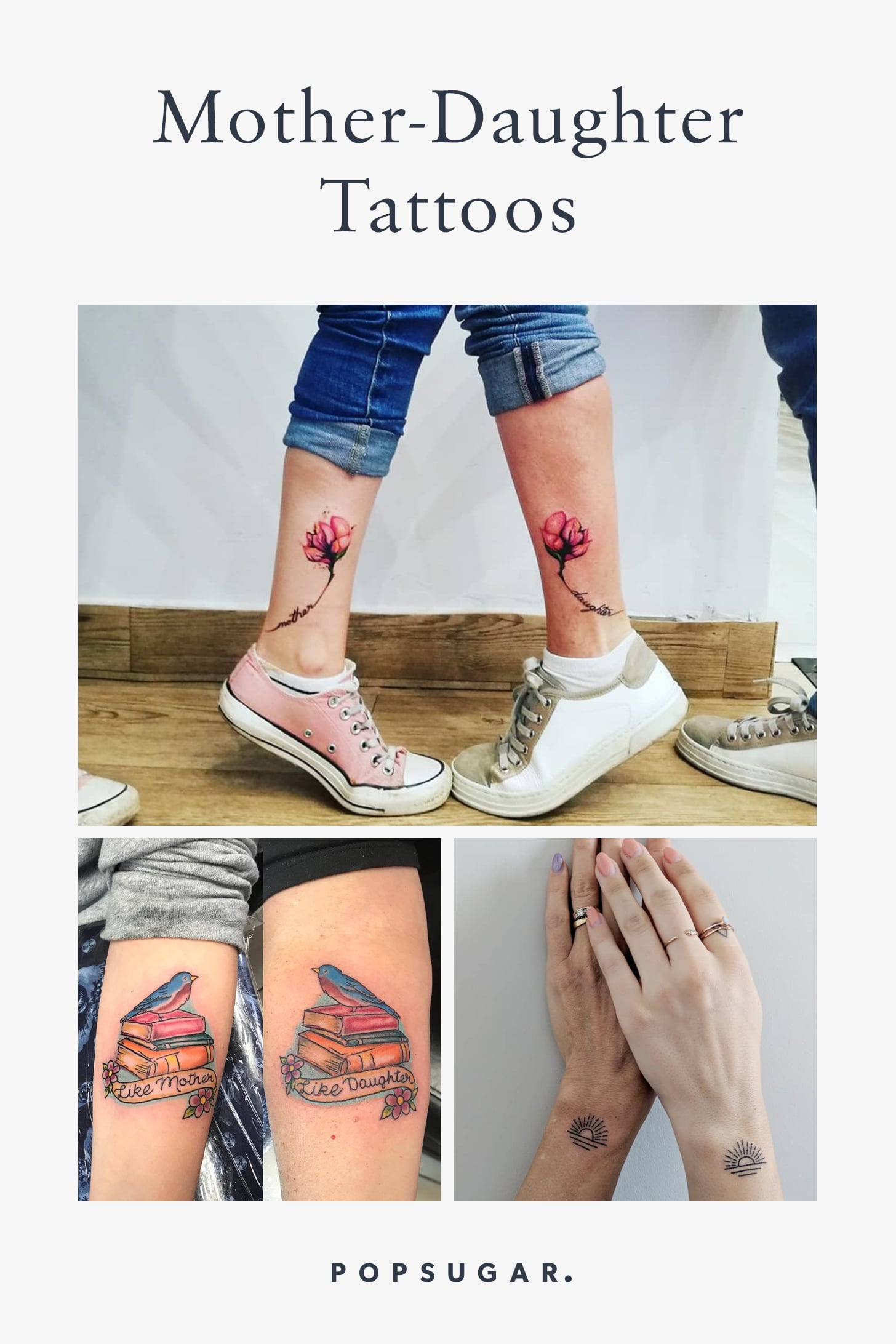 60+ Mother-Daughter Tattoo Ideas | POPSUGAR Beauty
