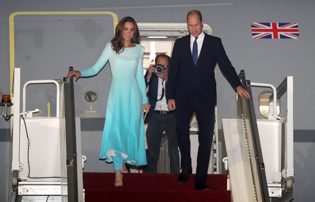 Kate Middleton's Blue Dress Is an Homage to Princess Diana