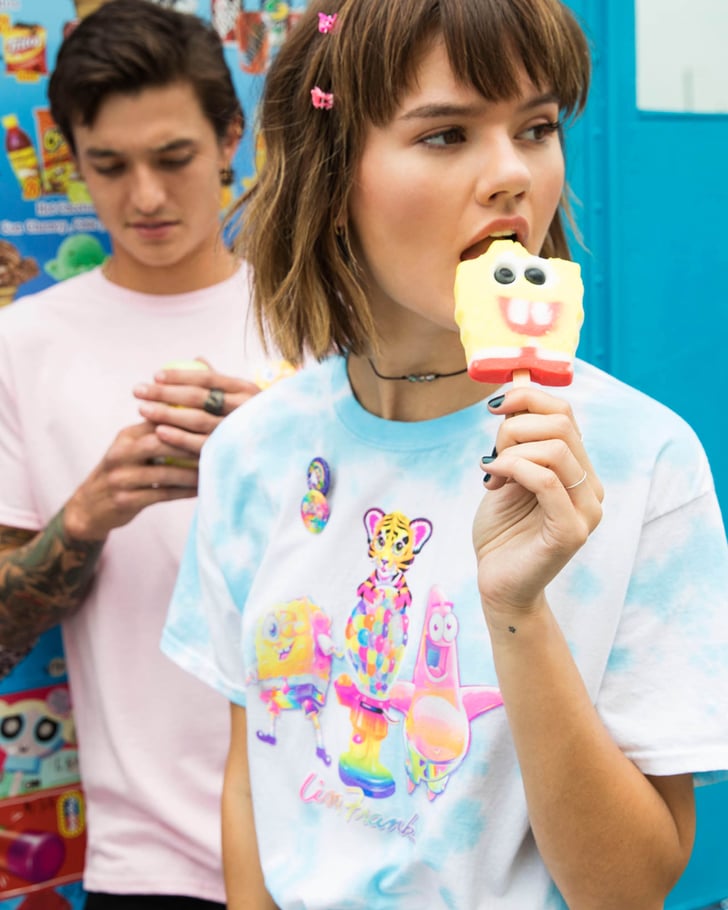 Lisa Frank X Spongebob Girls Gumball Knotted Tee 25 And Lisa Frank Lisa Frank Spongebob 8974