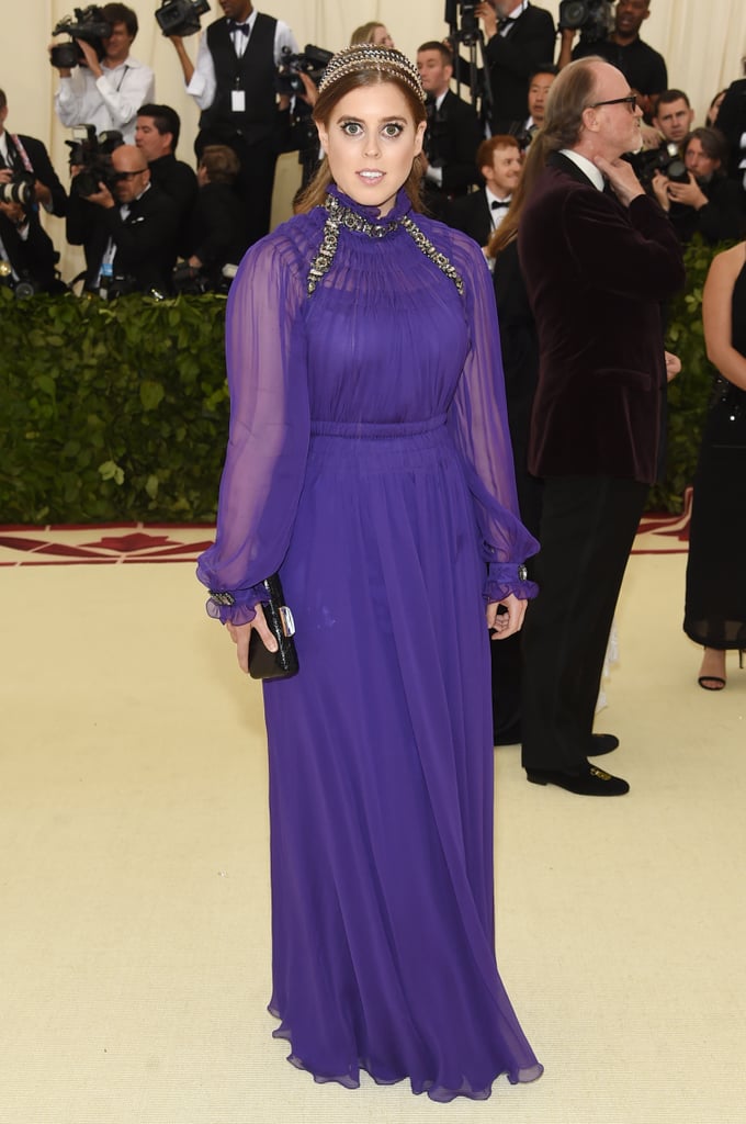 Princess Beatrice Purple Dress at the 2018 Met Gala