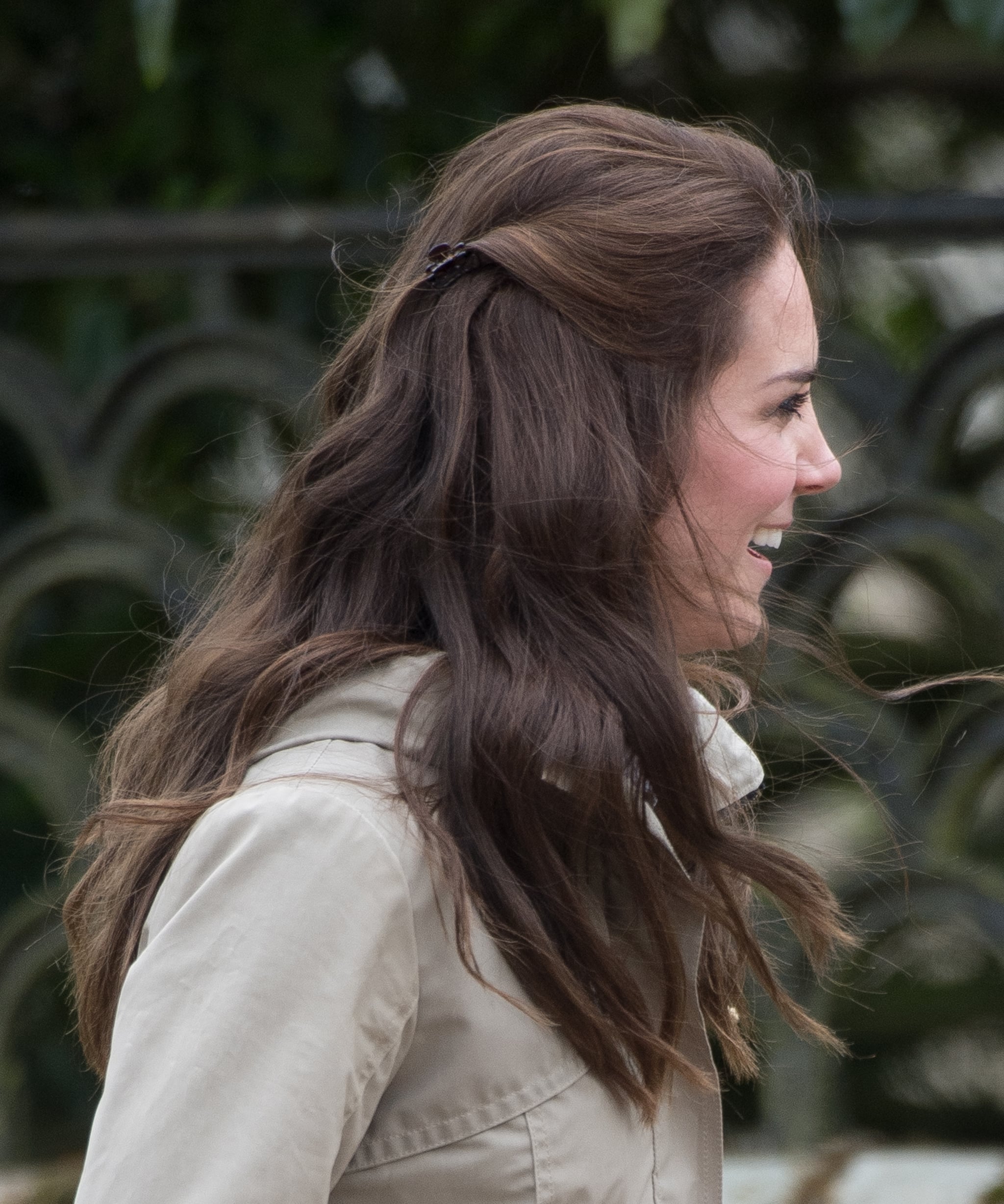 A Textured Half Up 8 Kate Middleton Hairstyles Perfect For All
