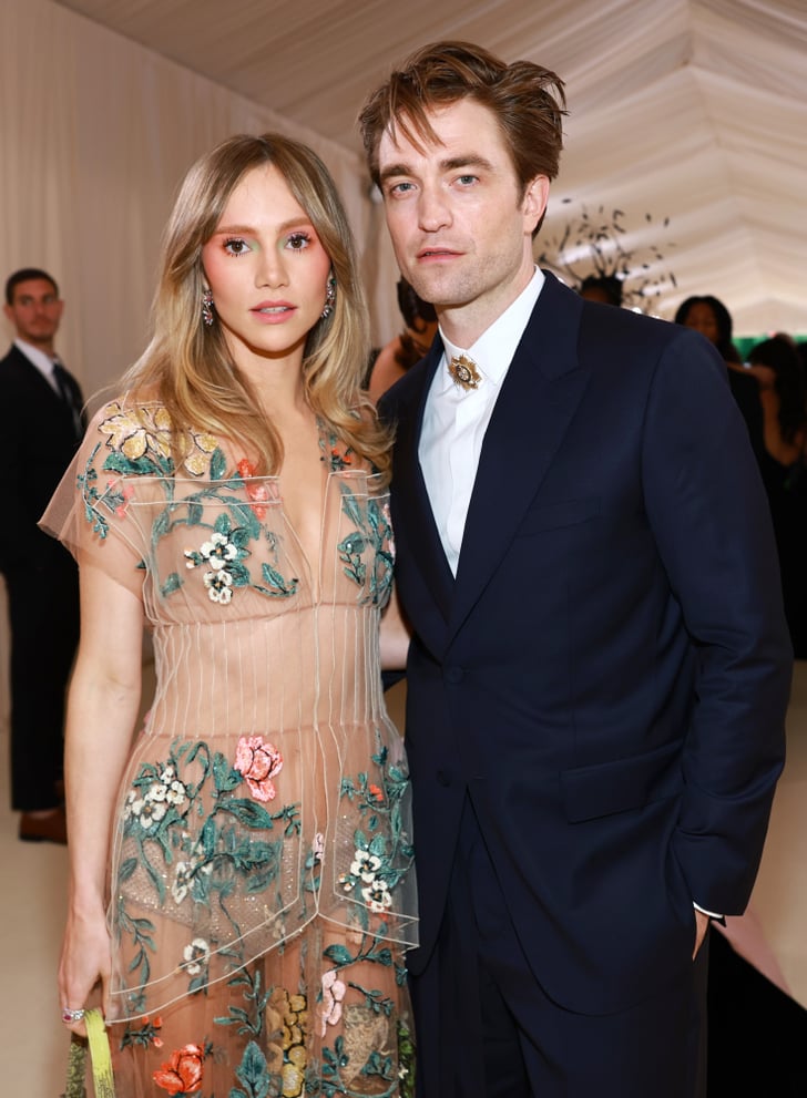 Robert Pattinson and Suki Waterhouse at the Met Gala 2023 POPSUGAR