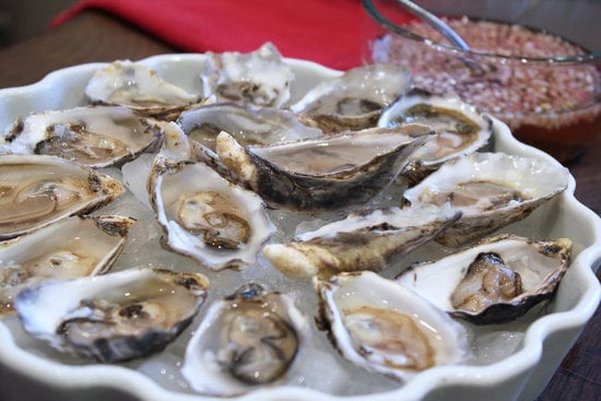 Oysters With Champagne Mignonette