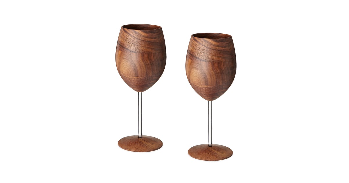 Wooden Wine Glasses ($122) | Gifts For Wine Lovers ...