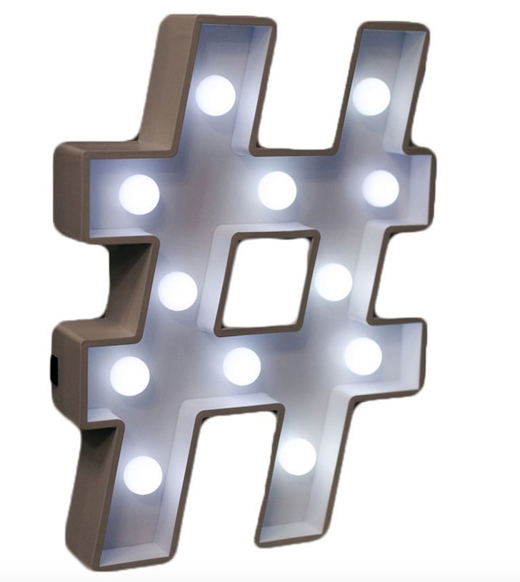 Hashtag Marquee Light Gift Ideas For Teens and Tweens POPSUGAR